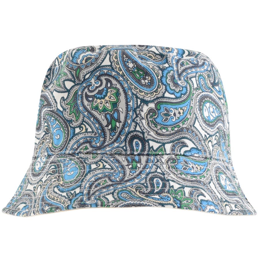 Alternative Image for ProductPretty Green Reversible Paisley Bucket Hat Beige1